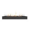 Bruciatore Bioetanolo Manuale British Fires Serie 8014L NERO CON BORDO 80X14 INCASSO -Climaway Home Store bruciatore bioetanolo manuale british fires serie 4114l nero con bordo 41x14 incasso 2