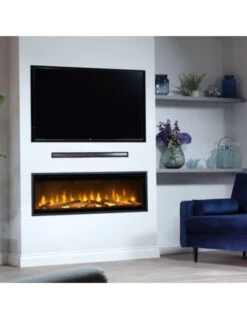 Caminetto Elettrico A Led MaisonFire Serie Ignite Evolve 100 Cm 255 Con Legna Ceramica - Riscaldamento : 1-2 Kw -Climaway Home Store caminetto elettrico a led maisonfire serie ignite evolve 100 cm 255 con legna ceramica riscaldamento 1 2 kw 1