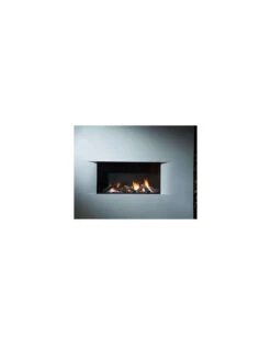 Camino A Gas Luxury British Fires Serie Linea 75 CON TELECOMANDO SYMAX MULTIFUNZIONE, ECO MODE