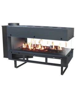 Camino A Gas Metano Da Incasso Italkero Venezia 90P 3 Facce A Penisola -Climaway Home Store camino a gas metano da incasso italkero venezia 90p 3 facce a penisola 2