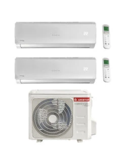 Climatizzatore Condizionatore Ariston Alys Dual Split 9000 + 9000 BTU Con U.E. C 50XD0-O R-32 INVERTER *WIFI Opzionale Classe A++/A+ NOVITÀ