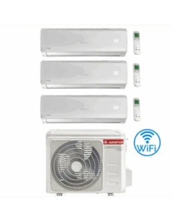 Climatizzatore Condizionatore Ariston Alys Wi-Fi Incluso Trial Split 9000 + 9000 + 9000 BTU Con U.E. C 80XD0C-O R-32 INVERTER Classe A++/A+ NOVITÀ