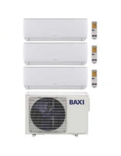 Climatizzatore Condizionatore Baxi Astra Trial Split Inverter 9000 + 9000 + 9000 BTU Con U.E. LSGT60-3M Classe A++/A+