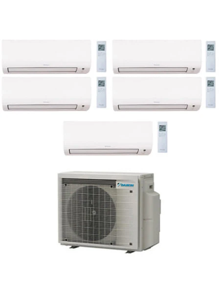 Climatizzatore GARANZIA ITALIA Daikin Comfora WIFI INCLUSO Penta Split Inverter 9000 + 9000 + 9000 + 9000 + 9000 BTU Con U.E. 5MXM90A9 Classe A+++/A++ NOVITA' 2024 4 Climatizzatore GARANZIA ITALIA Daikin Comfora WIFI INCLUSO Penta Split Inverter 9000 + 9000 + 9000 + 9000 + 9000 BTU Con U.E. 5MXM90A9 Classe A+++/A++ NOVITA' 2024 - immagine 2