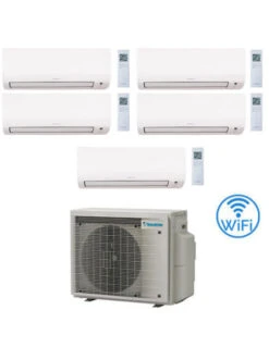 Climatizzatore GARANZIA ITALIA Daikin Comfora WIFI INCLUSO Penta Split Inverter 9000 + 9000 + 9000 + 9000 + 9000 BTU Con U.E. 5MXM90A9 Classe A+++/A++ NOVITA' 2024