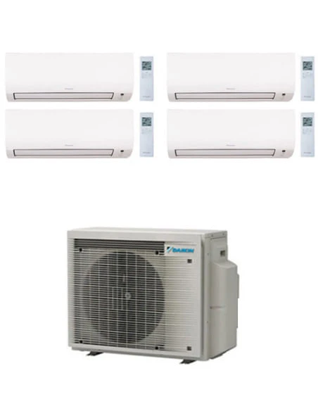 Climatizzatore GARANZIA ITALIA Daikin Comfora WIFI INCLUSO Quadri Split Inverter 9000 + 9000 + 12000 + 12000 BTU Con U.E. 4MXM80A9 Classe A+++/A++ NOVITA' 2024 4 Climatizzatore GARANZIA ITALIA Daikin Comfora WIFI INCLUSO Quadri Split Inverter 9000 + 9000 + 12000 + 12000 BTU Con U.E. 4MXM80A9 Classe A+++/A++ NOVITA' 2024 - immagine 2