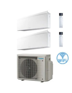 Climatizzatore GARANZIA ITALIA Daikin EMURA Dual Split Inverter 9000 + 9000 BTU Con U.E. 2MXM50A9 Classe A+++/A++ NOVITA' 2024