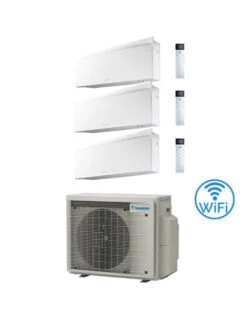 Climatizzatore GARANZIA ITALIA Daikin EMURA Trial Split Inverter 7000 + 7000 + 12000 BTU Con U.E. 3MXM52A9 Classe A+++/A+++ NOVITA' 2024