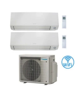 Climatizzatore GARANZIA ITALIA Daikin Perfera All Seasons Wifi Dual Split Inverter 12000 + 12000 BTU Con U.E. 2MXM68A9 Classe A+++/A++ NOVITA' 2024