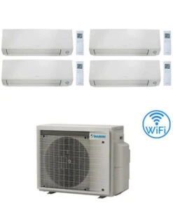 Climatizzatore GARANZIA ITALIA Daikin Perfera All Seasons Wifi Quadri Split Inverter 9000 + 9000 + 12000 + 12000 BTU Con U.E. 4MXM80A9 Classe A+++/A++ NOVITA' 2024