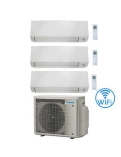 Climatizzatore GARANZIA ITALIA Daikin Perfera All Seasons Wifi Trial Split Inverter 7000 + 12000 + 15000 BTU Con U.E. 3MXM68A9 Classe A+++/A++ NOVITA' 2024