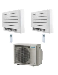 Climatizzatore GARANZIA ITALIA Daikin Serie FVXM-A Console Pavimento Perfera R32 Dual Split Inverter 9000 + 12000 BTU Con U.E. 2MXM50A9 Classe A+++/A++ NOVITA' 2024
