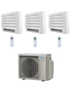 Climatizzatore GARANZIA ITALIA Daikin Serie FVXM-A Console Pavimento Perfera R32 Trial Split Inverter 9000 + 9000 + 12000 BTU Con U.E. 4MXM80A9 Classe A+++/A+++ NOVITA' 2024