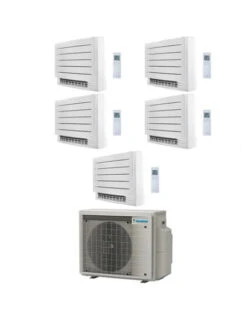 Climatizzatore Condizionatore Daikin Serie FVXM-A Console Pavimento Perfera R32 Penta Split Inverter 9000 + 9000 + 12000 + 12000 + 12000 BTU Con U.E. 5MXM90A9 Classe A+++/A++ NOVITA' 2024