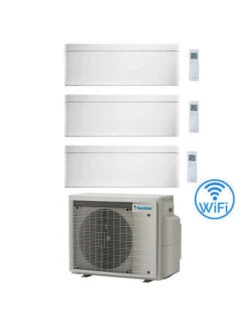 Climatizzatore GARANZIA ITALIA Daikin Stylish Bianco WiFi Trial Split Inverter 7000 + 9000 + 9000 BTU Con U.E. 3MXM52A9 Classe A+++/A+++ NOVITA' 2024