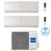 Climatizzatore Condizionatore Haier Flexis-Mw R32 Wifi Dual Split Inverter 9000 + 18000 BTU Con U.E. 2U50S2SM1FA Classe A++/A+ -Climaway Home Store climatizzatore condizionatore haier flexis mw r32 wifi dual split inverter 9000 18000 btu con ue 2u50s2sm1fa classe a a