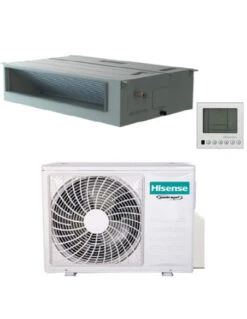 Climatizzatore Condizionatore Hisense Canalizzabile 30000 BTU R32 AUD90UX4RDH5 INVERTER Classe A++/A+