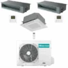 Climatizzatore Condizionatore Hisense Canalizzabile Più Cassetta R32 Trial Split Inverter 9000 + 9000 + 9000 BTU Con U.E. 3AMW72U4RJC Classe A++/A+ -Climaway Home Store climatizzatore condizionatore hisense canalizzabile piu cassetta r32 trial split inverter 9000 9000 9000 btu con ue 3amw72u4rjc classe aa