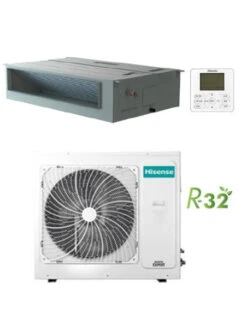 Climatizzatore Condizionatore Hisense Canalizzabile R32 36000 BTU MONOFASE AUD105UX4REH8 INVERTER Classe A++/A+