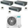Climatizzatore Condizionatore Hisense Canalizzabile R32 Trial Split Inverter 9000 + 9000 + 12000 BTU Con U.E. 3AMW72U4RJC NOVITÁ Classe A++/A+