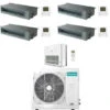 Climatizzatore Condizionatore Hisense Canalizzato + Console R32 Penta Split Inverter 9000 + 9000 + 9000 + 9000 + 12000 BTU Con U.E. 5AMW125U4RTA NOVITÁ Classe A++/A+ -Climaway Home Store climatizzatore condizionatore hisense canalizzato console r32 penta split inverter 9000 9000 9000 9000 12000 btu con ue 5amw125u4rta novita classe aa