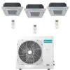 Climatizzatore Condizionatore Hisense Cassetta 4 Vie R32 Trial Split Inverter 9000 + 12000 + 12000 BTU Con U.E. 3AMW72U4RJC NOVITÁ Classe A++/A+ -Climaway Home Store climatizzatore condizionatore hisense cassetta 4 vie r32 trial split inverter 9000 12000 12000 btu con ue 3amw72u4rjc novita classe aa