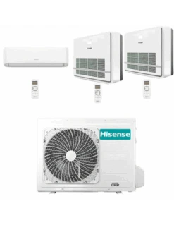 Climatizzatore Condizionatore Hisense Console + Hi Comfort R32 Trial Split Inverter 7000 + 9000 + 12000 BTU Con U.E. 3AMW62U4RJC NOVITÁ Classe A++/A+