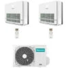Climatizzatore Condizionatore Hisense Console R32 Dual Split Inverter 9000 + 9000 BTU Con U.E. 2AMW42U4RGC NOVITÁ Classe A++/A+