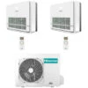 Climatizzatore Condizionatore Hisense Console Serie Turbo R32 Dual Split Inverter 12000 + 18000 BTU Con U.E. 3AMW62U4RJC NOVITÁ Classe A++/A+ -Climaway Home Store climatizzatore condizionatore hisense console serie turbo r32 dual split inverter 12000 18000 btu con ue 3amw62u4rjc novita classe aa