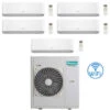 Climatizzatore Condizionatore Hisense Energy Pro Plus (Hi Energy) Wifi R32 Penta Split Inverter 9000 + 9000 + 9000 + 9000 + 9000 BTU Con U.E. 5AMW125U4RTA -Climaway Home Store climatizzatore condizionatore hisense energy pro plus hi energy wifi r32 penta split inverter 9000 9000 9000 9000 9000 btu con ue 5amw125u4rta
