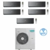 Climatizzatore Condizionatore Hisense Energy Pro X BLACK Con Wifi R32 Penta Split Inverter 9000 + 9000 + 9000 + 9000 + 18000 BTU Con U.E. 5AMW125U4RTA -Climaway Home Store climatizzatore condizionatore hisense energy pro x black con wifi r32 penta split inverter 9000 9000 9000 9000 18000 btu con ue 5amw125u4rta