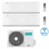 Climatizzatore Condizionatore Hisense Energy Pro X Con Wifi R32 Dual Split Inverter 9000 + 12000 BTU Con U.E. 2AMW52U4RXC Classe A++/A+ -Climaway Home Store climatizzatore condizionatore hisense energy pro x con wifi r32 dual split inverter 9000 12000 btu con ue 2amw52u4rxc classe aa