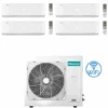 Climatizzatore Condizionatore Hisense Energy Pro X Wifi R32 Quadri Split Inverter 9000 + 9000 + 9000 + 18000 BTU Con U.E. 5AMW125U4RTA -Climaway Home Store climatizzatore condizionatore hisense energy pro x wifi r32 quadri split inverter 9000 9000 9000 18000 btu con ue 5amw125u4rta