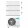 Climatizzatore Condizionatore Hisense Energy Pro X Wifi R32 Trial Split Inverter 9000 + 9000 + 9000 BTU Con U.E. 3AMW72U4RJC Classe A++/A+