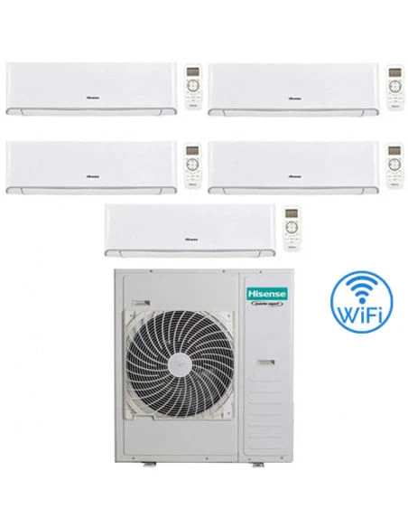 Climatizzatore Condizionatore Hisense Energy Wifi R32 Penta Split Inverter 9000 + 9000 + 9000 + 9000 + 12000 BTU Con U.E. 5AMW125U4RTA NOVITÁ 3 Climatizzatore Condizionatore Hisense Energy Wifi R32 Penta Split Inverter 9000 + 9000 + 9000 + 9000 + 12000 BTU Con U.E. 5AMW125U4RTA NOVITÁ
