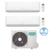 Climatizzatore Condizionatore Hisense Hi Comfort Wifi R32 Dual Split Inverter 7000 + 7000 BTU Con U.E. 2AMW42U4RGC Classe A++/A+ -Climaway Home Store climatizzatore condizionatore hisense hi comfort wifi r32 dual split inverter 7000 7000 btu con ue 2amw42u4rra classe aa