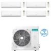 Climatizzatore Condizionatore Hisense Hi Comfort Wifi R32 Quadri Split Inverter 9000 + 9000 + 12000 + 18000 BTU Con U.E. 5AMW105U4RQC Classe A++/A+