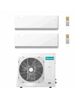 Climatizzatore Condizionatore Hisense Uni HB Wifi R32 Dual Split Inverter 12000 + 18000 BTU Con U.E. 3AMW72U4RJC Classe A++/A+ -Climaway Home Store climatizzatore condizionatore hisense uni hb wifi r32 dual split inverter 12000 18000 btu con ue 3amw72u4rjc classe aa 1