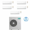 Climatizzatore Condizionatore Hisense Uni HB Wifi R32 Penta Split Inverter 9000 + 9000 + 9000 + 9000 + 9000 BTU Con U.E. 5AMW125U4RTA