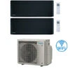 Climatizzatore GARANZIA ITALIA Inverter Daikin Stylish Total Black Wifi Dual Split 9000 + 12000 BTU Con U.E. 2MXM40A9 Classe A+++/A++ NOVITA' 2024