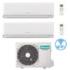 Climatizzatore Condizionatore Inverter Hisense Energy Ultra Ecosense Wifi R32 Dual Split 7000 + 12000 BTU Con U.E. 2AMW42U4RGC Classe A++/A+ -Climaway Home Store climatizzatore condizionatore inverter hisense energy ultra ecosense wifi r32 dual split 7000 12000 btu con ue 2amw42u4rgc classe aa