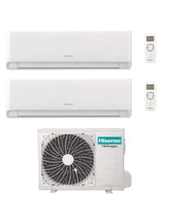 Climatizzatore Condizionatore Inverter Hisense Energy Ultra Ecosense Wifi R32 Dual Split 7000 + 12000 BTU Con U.E. 2AMW52U4RXC Classe A++/A+ -Climaway Home Store climatizzatore condizionatore inverter hisense energy ultra ecosense wifi r32 dual split 7000 12000 btu con ue 2amw52u4rxc classe aa 1