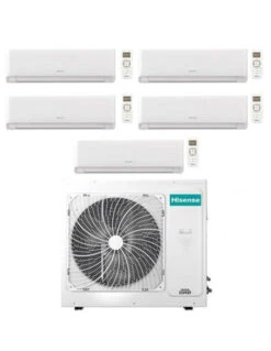 Climatizzatore Condizionatore Inverter Hisense Energy Ultra Ecosense Wifi R32 Penta Split 9000 + 9000 + 9000 + 9000 + 9000 BTU Con U.E. 5AMW125U4RTA Classe A++/A+ -Climaway Home Store climatizzatore condizionatore inverter hisense energy ultra ecosense wifi r32 penta split 9000 9000 9000 9000 9000 btu con ue 5amw125u4rta classe aa 1