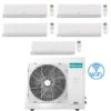 Climatizzatore Condizionatore Inverter Hisense Energy Ultra Ecosense Wifi R32 Penta Split 9000 + 9000 + 9000 + 9000 + 9000 BTU Con U.E. 5AMW125U4RTA Classe A++/A+ -Climaway Home Store climatizzatore condizionatore inverter hisense energy ultra ecosense wifi r32 penta split 9000 9000 9000 9000 9000 btu con ue 5amw125u4rta classe aa