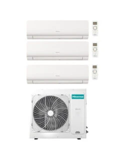 Climatizzatore Condizionatore Inverter Hisense New Energy Wifi R32 Trial Split 7000 + 7000 + 9000 BTU Con U.E. 3AMW72U4RJC Classe A++/A+ -Climaway Home Store climatizzatore condizionatore inverter hisense new energy wifi r32 trial split 7000 7000 9000 btu con ue 3amw72u4rjc classe aa novita 2021 1
