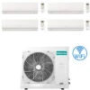 Climatizzatore Condizionatore Inverter Hisense New Energy Wifi R32 Quadri Split 9000 + 9000 + 12000 + 12000 BTU Con U.E. 4AMW105U4RAA Classe A++/A+ -Climaway Home Store climatizzatore condizionatore inverter hisense new energy wifi r32 trial split 9000 9000 12000 12000 btu con ue 4amw105u4raa classe aa