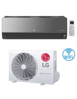 Climatizzatore Condizionatore Inverter LG Artcool Mirror UVnano R32 Wifi 9000 BTU AC09BK NSJ Classe A++/A+