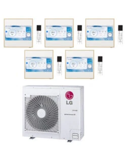 Climatizzatore Condizionatore LG Artcool Gallery LCD R32 Penta Split Inverter 9000 + 9000 + 9000 + 9000 + 9000 BTU Con U.E. MU5R30 NOVITÁ Classe A++/A+ -Climaway Home Store climatizzatore condizionatore lg artcool gallery lcd r32 penta split inverter 9000 9000 9000 9000 9000 btu con ue mu5r30 novita classe aa 1