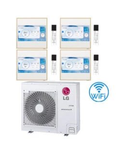 Climatizzatore Condizionatore LG Artcool Gallery LCD R32 Quadri Split Inverter 9000 + 9000 + 9000 + 12000 BTU Con U.E. MU5R30 NOVITÁ Classe A++/A+