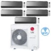 Climatizzatore Condizionatore LG Artcool Mirror UVnano R32 Wifi Penta Split Inverter 9000 + 9000 + 9000 + 9000 + 9000 BTU Con U.E. MU5R30 Classe A++/A+ -Climaway Home Store climatizzatore condizionatore lg artcool mirror uvnano r32 wifi penta split inverter 9000 9000 9000 9000 9000 btu con ue mu5r30 classe aa